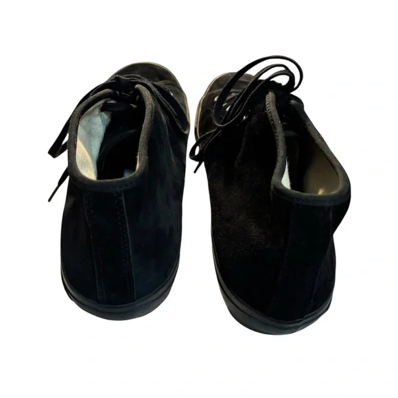 Seaveessuede black high top shoes 12